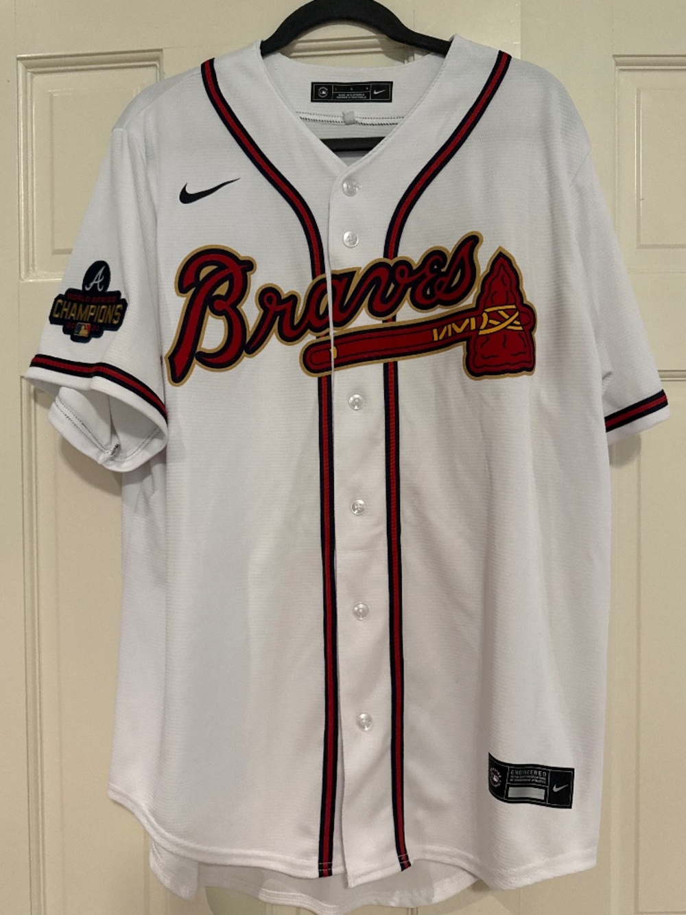Braves World Series 2021 Champions Jersey. Nike. Rosario#8. Men’s L. - Picture 1 of 5